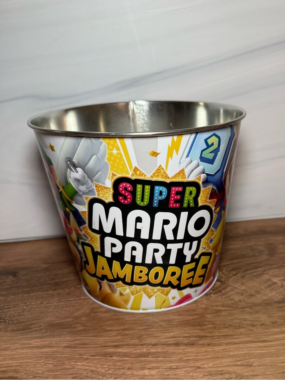 Super Mario Party Jamboree Target Exclusive Popcorn Bucket Tin Nintendo